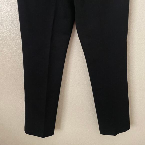 St.‎ John Sport by Marie Gray Pants Womens Size 6 Black High Rise Straight Twill - Picture 9 of 13